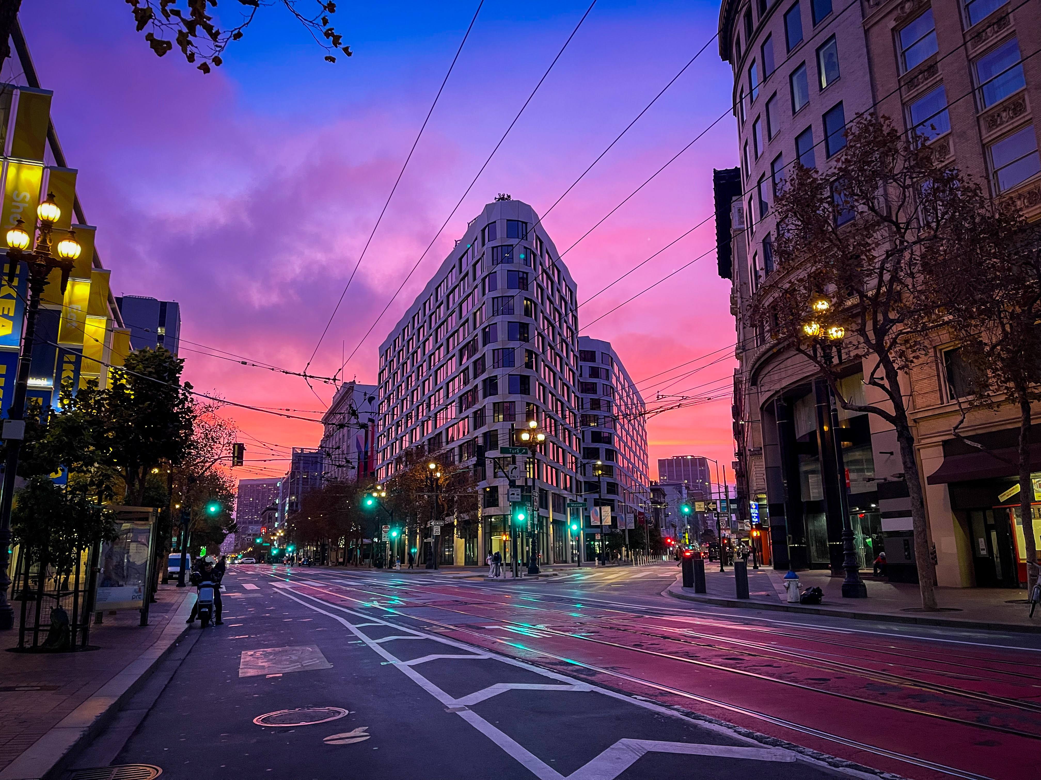 Market Street, San Francisco at dawn